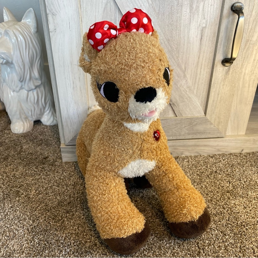 Build-A-Bear Rudolph The Red Nose Reindeer Clarice Plush Christmas Retired